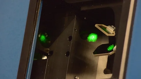 Laser projector working Stock-Footage 90103007