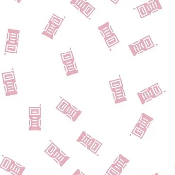 Laser rangefinder device glyph vector seamless pattern Stockillustratie