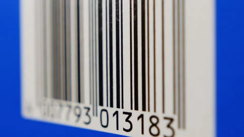 Laser reader barcode scanning Stock Footage 234192791