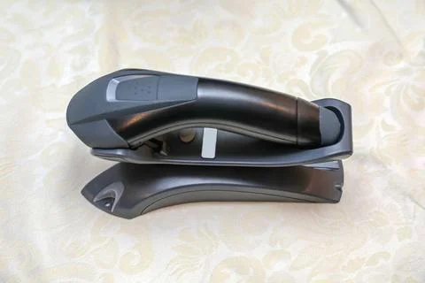 Laser Reader Handheld Barcode Laser Reader Scanner Device Equipment Copyri... Stock-Fotos