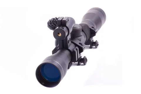 Laser rifle scope Stock Photos