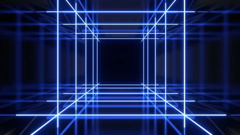 Laser Room Tunnel Video stock 272962638