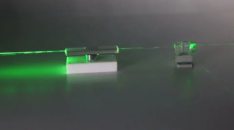 Laser Safety. The danger to the eye. Stock Footage 57531138