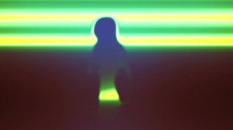 Laser Scanned Dancer Vídeos de archivo 512189