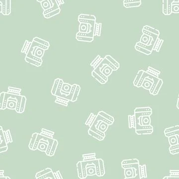 Laser scanner device line vector seamless pattern 스톡 일러스트