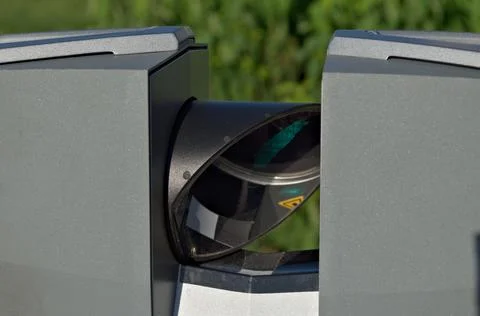 Laser scanner doing its high quality great job Stock Photos