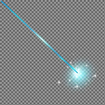 Laser security beam isolated . Stock Illustration