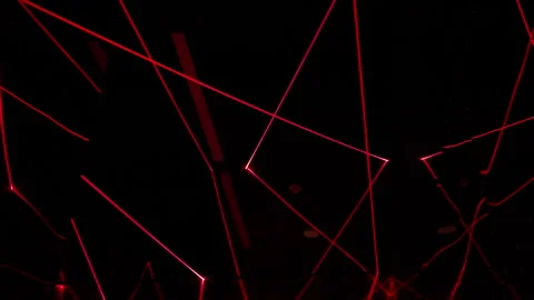 Laser Security System in Dark Room Stock Footage 309114451