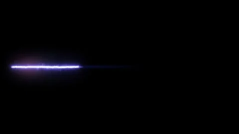 Laser shots, laser bullets, alpha channel Video stock 305697763