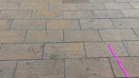 Laser show on the brick road Stock-Footage 147982465
