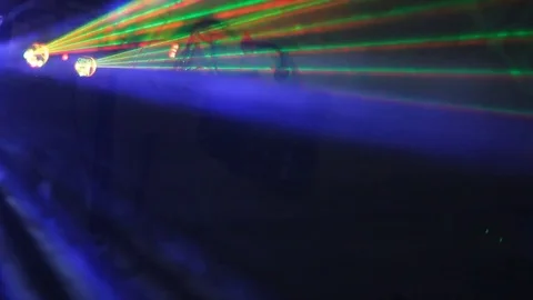Laser show Stock Footage 75424464