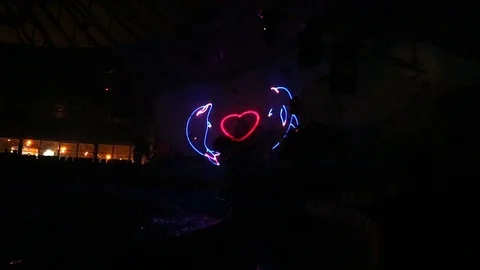 Laser show Stock Footage 78295824