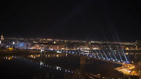 Laser Show Performance Stock Footage 172452740