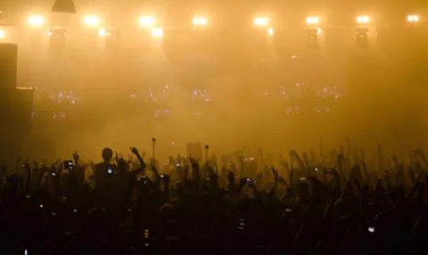 Laser show Stock Photos