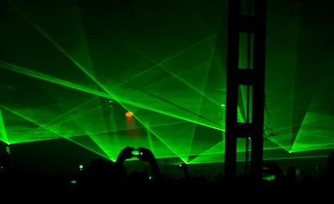 Laser show Stock Photos