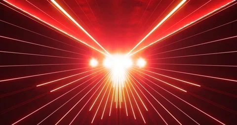 Laser Show - Red Stock Footage 92982607