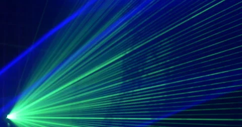 Laser Show On The Stage Stock Footage 62318063