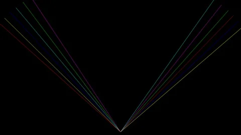 Laser show stage lights animation 4K Vídeos de archivo 336516784