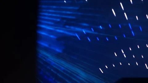 Laser show on the wall Stock Footage 159882171