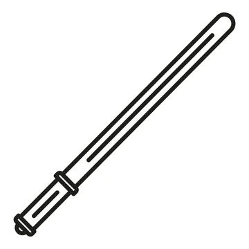 Laser sword weapon icon for science fiction Stock Illustration