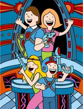 Laser tag Stock Illustration