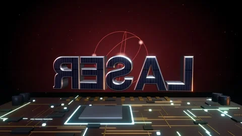 LASER Technology Concept Видео 340073140