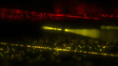 Laser threads. Space disk. Particles of light tending to light. Seamless loop. Stock Footage 101384691