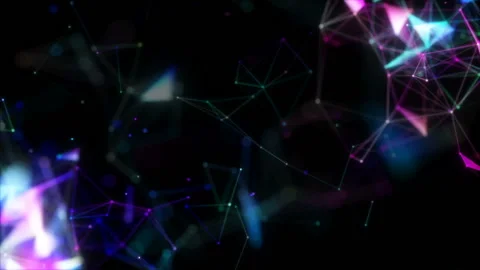 Laser transmitters. Animated digital background. Place for text. Seamless loop. Stock Footage 100113833