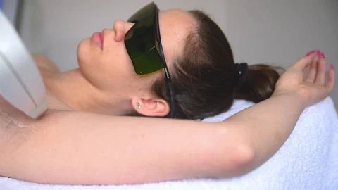 Laser treatment Stock Footage 107984364