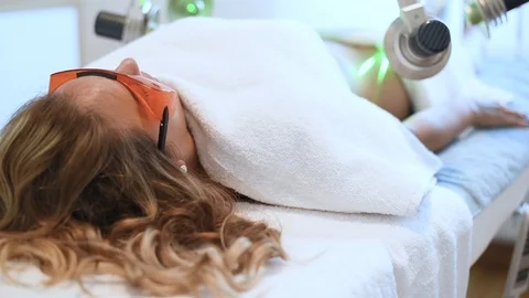 Laser treatment Stock Footage 108432926