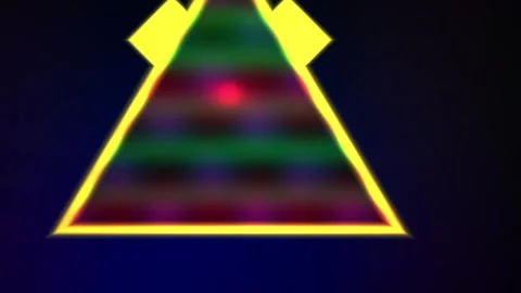 Laser triangle beam technology. Stock Footage 337515365