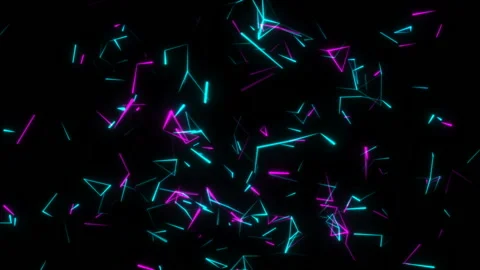 The laser tubes dance and start spinning.3d render, abstract background Stock Footage 101487334