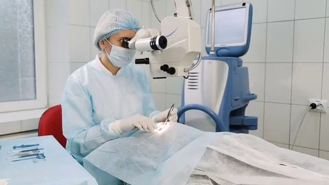 Laser vision correction Stock Footage 82023028