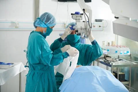 Laser vision correction Stock Photos