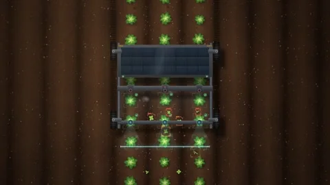 Laser Weeding Robot Over Crop Rows Seamless Loop Stock-Footage 346936108