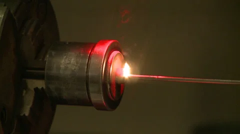 Laser welding machine with operator Stock Footage 38089235