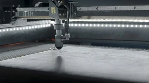 Laser Wood Cutting Stock Footage 230757997