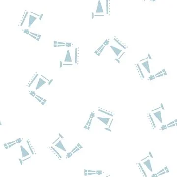 Laset level glyph seamless pattern Stock Illustration