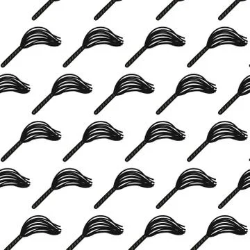 Lash bdsm seamless doodle pattern, vector color illustration Stock Illustration