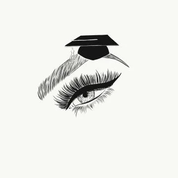Lash Brow Logo Stock Illustration