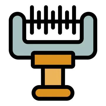 Lash lifting tool fixing eyelashes perm curler applicator icon Stock Illustration