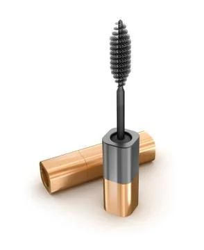 Lash mascara over white Stock Illustration