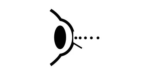 Lasik eye surgery 库存插图