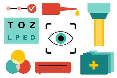 Lasik eye surgery Illustrazione stock