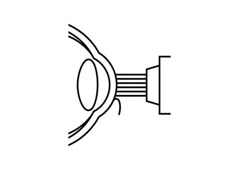 LASIK eye surgery Stock Illustration