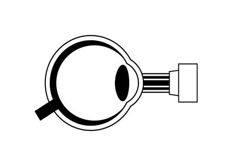 LASIK eye surgery Stock Illustration