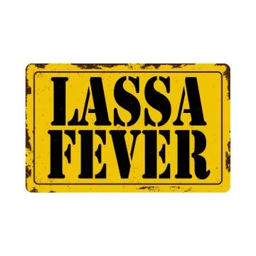 Lassa Fever Vector illustration on isolated background. Stock Illustration