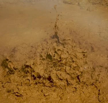 Lassen mud pit e Stock Photos