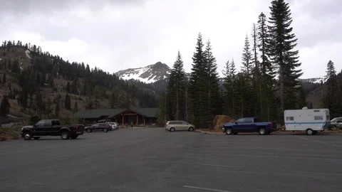 Lassen Volcanic Kohm-Yah-Mah-Nee Visitor Center Stock-Footage 90535035