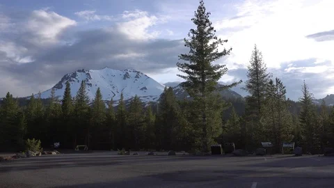 Lassen Volcanic View of Lassen Peak Stock-Footage 90501636